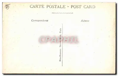 NANTES — A Prefeitura — Editor: Beauvillier, Paris — Verso