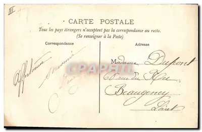 Nevers — Prefektura — Wydanie specjalne N.G. — Rewers