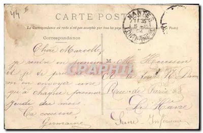 NANTES - De Prefectuur — Grand Bazar en Nieuwe Galerijen, Nantes — Achterkant