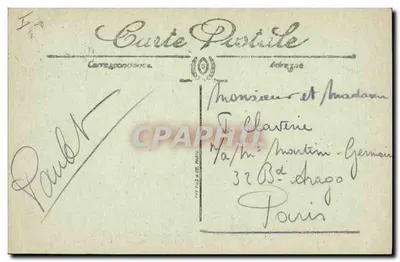 Reims — Ruínas da Grande Guerra — Rue de l'Étape — Visé Paris n° 553 — Verso