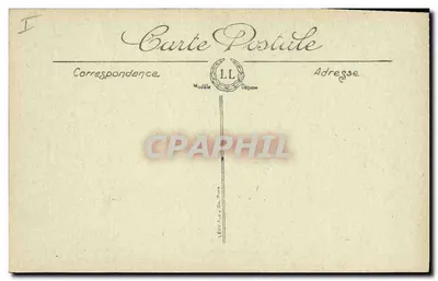 Lihons — De kerk na de bombardement — LL, n° 845 — Achterkant
