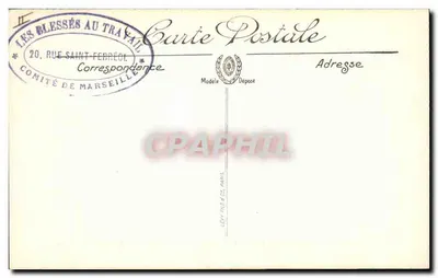Albert (Somme) — Een straat na de bombardement — Vised'Paris n. 612 — Achterkant