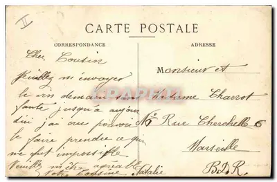 Montpellier — Pałac Sądu — Wydawca: Vilion-Lenlos, nr 141 — Rewers
