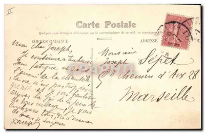 Montpellier — Pałac Sądowy — Wydawnictwo Paris Montreilher, nr 23 — Rewers