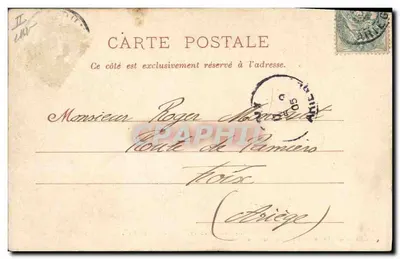 Montauban - Bourse et Tribunal de Commerce — éditeur J. Montaut, Montauban — Verso