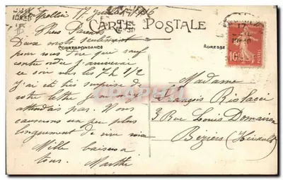 Montpellier — O Palácio de Justiça — Capesian, editor, Montpellier — Verso