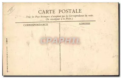 L'Auvergne Pittoresca — Pequena Tricoteira Auvergnata — V.D.C. n°1438 — Verso