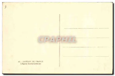 Bastion Francji — Kościół Świętej Katarzyny — Rewers