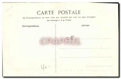 Miłość w średniowieczu w mieście Carcassonne — Flurt, wydawca Clément — Rewers