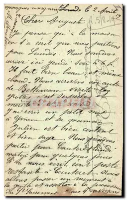 Grotty Bétharram — Bétharram grois — LL. — N° 29 — Rewers