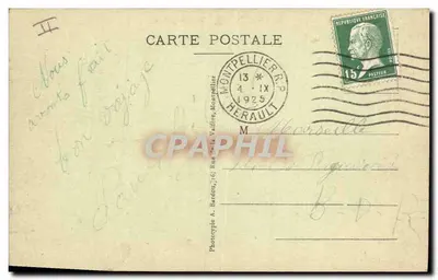 Montpellier — Pałac Sądowy — A. Bardou, Montpellier, nr 15 — Rewers