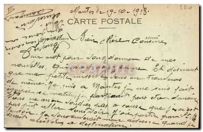 MANTES — O Palácio de Justiça — C. Boudatier, n°19 — Verso