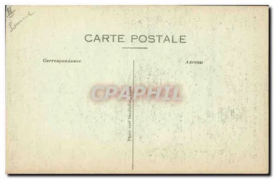 Montdidier - Palácio de Justiça visto do Ponte da Ave-Marie — Editor Baudinire, n°64 — Verso