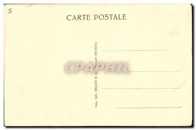 Mulhouse — Tribunal de Bailliage — editor Braun & Cie, Dornach — Verso