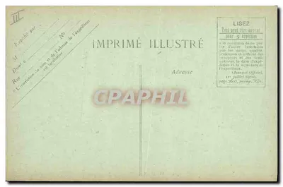 Mélun — Paleis van Justitie — Siron, uitgever, Fontainebleau, n° 479 — Achterkant