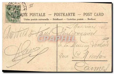 Montbrison — Zaal van de Rechtbank — Edit. Mertens et Jabouley — Achterkant