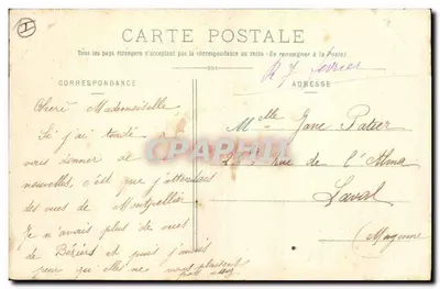 Montpellier - Sąd Najwyższy — wydawca L.-J. n°4 — Rewers