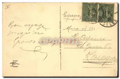Metz - Palácio de Justiça — editor não identificado, n° de série 51 — Verso