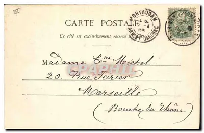 Montauban — Bourse et Tribunal de Commerce — Fot. Gimet — Rewers