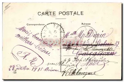 Moissac - O Palácio de Justiça — Phototypie Larouche, Toulouse, n°23 — Verso