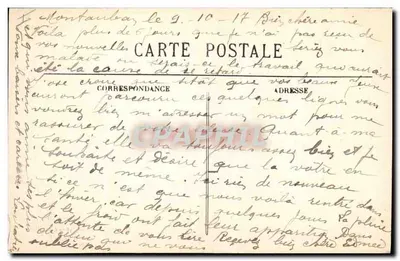 Montauban — Place du Coq — Palais de Justice — Série 1, photo Achille Bouis — Rewers