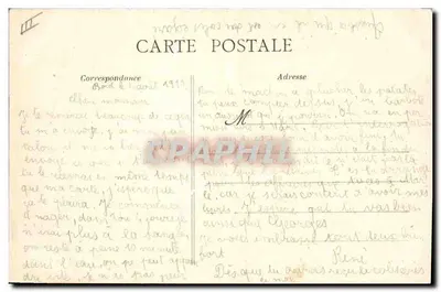Krążownik pancerny Ernest-Renan — Marynarka Wojenna Francuska — Artaud-Nozais, Nantes — Rewers