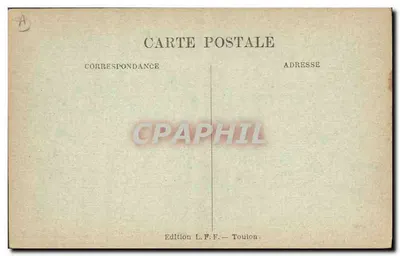 Francuski statek wojenny — Edgard-Quinet — Ligue Maritime Française, 8 Rue de la Boétie, Paryż — Rewers