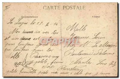 Marinha Nacional — 'Ernest-Renan', Cruiser-Couraçado (13 680 toneladas) — Editor PBD, n° 310 — Verso