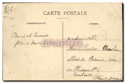 Le Croiseur-Cuirassé Edgard-Quinet — Marine militaire — éditeur FTT BREST — Verso