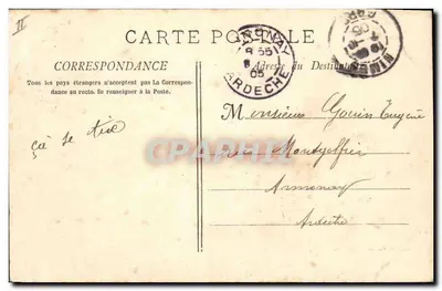 Nîmes - Prefektura — Phototyp E. Lacour - Marsylia, nr 3229 — Rewers