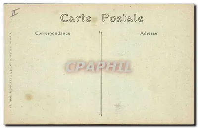 Peronne — A Subprefeitura (Junho 1911) — Imp. Phot. Neudrein et Cie, Paris — Verso