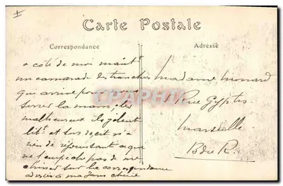 Catedral de Reims — Teto Superior, após o bombardeio de 19 de setembro de 1914 — Jules MATOT, editor, Reims — Verso