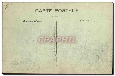 Ville-sur-Tourbe (Marne) — Ruínas da igreja — Fototipia Gaulinée, Paris — Verso