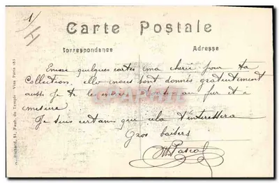 Ruine del Mulino Topart nei pressi di CARENCY (P.-de-C.) — La Grande Guerra 1914-15 — A.P. n°183 — Verso