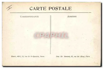 Guerbigny (Somme) — A Moinha Bombardada — Visé a Paris N° 113 — Verso