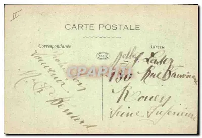 Château-Thierry — Praça do Hotel de Ville — La Pensée, editor n°2254 — Verso