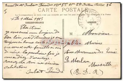 Una trinchera destruida en HÉBUTERNE — La Gran Guerra 1914-15 — R.-Paris — Reverso