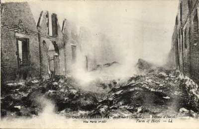 Albert (Somme) — Fazenda de Hozel — destruição — Vise Paris n°507