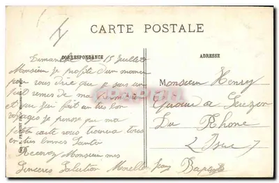 Choisy-au-Bac — De door het Franse Genie vernietigde brug — J. Concieur, 8, rue Simon-le-Franc, Parijs — Achterkant