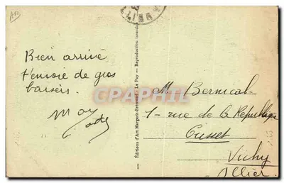 Um Camponês Cévenol em repouso diante de sua casa — Edições de Arte Margerit-Bramond, n°4843 — Verso