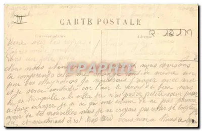 De verschillende kapsels genaamd "à l'Auvergnate" — Margerit Bréa, Le Puy-en-Velay, n°3554 — Achterkant