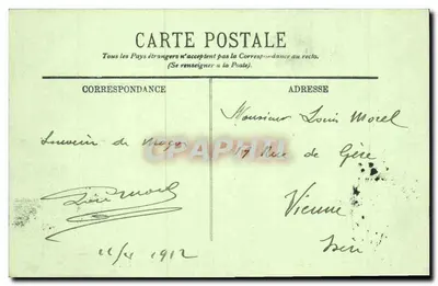 Saint-Point — O Castelo de Lamartine. A Facha Principal. — LL. — Verso