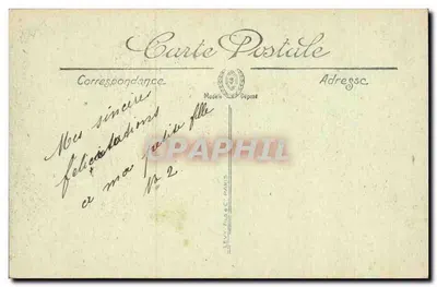 Sauveterre — O Ponte, a Torre Montreal e a Igreja — Editor Levy Frères & Cie, Paris, n°6 — Verso