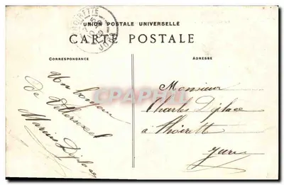 Villersexel — Het Kasteel en de Ognon — A. en H. C. — Achterkant