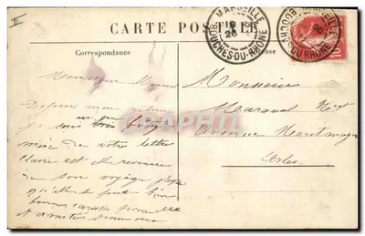 Le Puy - O Hotel da Prefeitura — "Le Velay Illustré" n°158, editor M. B., Le Puy — Verso