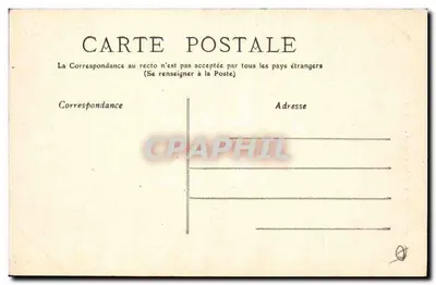 Périgueux — Entrada da Prefeitura — Editor desconhecido, n° 184 — Verso
