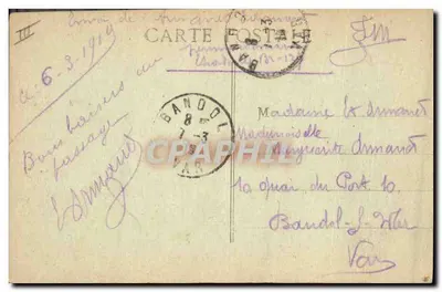 Edgard-Quinet — Cruiser de 1ª classe — L.R. — Verso