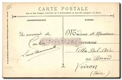 Ernest-Renán — Cruiser blindado — Marinha Militar Francesa — Verso