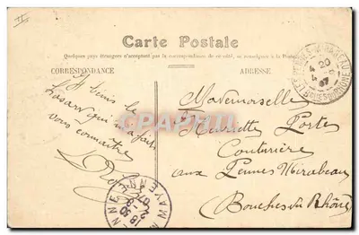 Mayenne — Pałac Sądowy — Moussot, Grand Bazat — Rewers