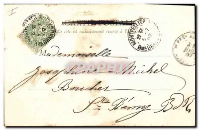 Pałac Sądowy — Montpellier — B.F., Paryż — Rewers